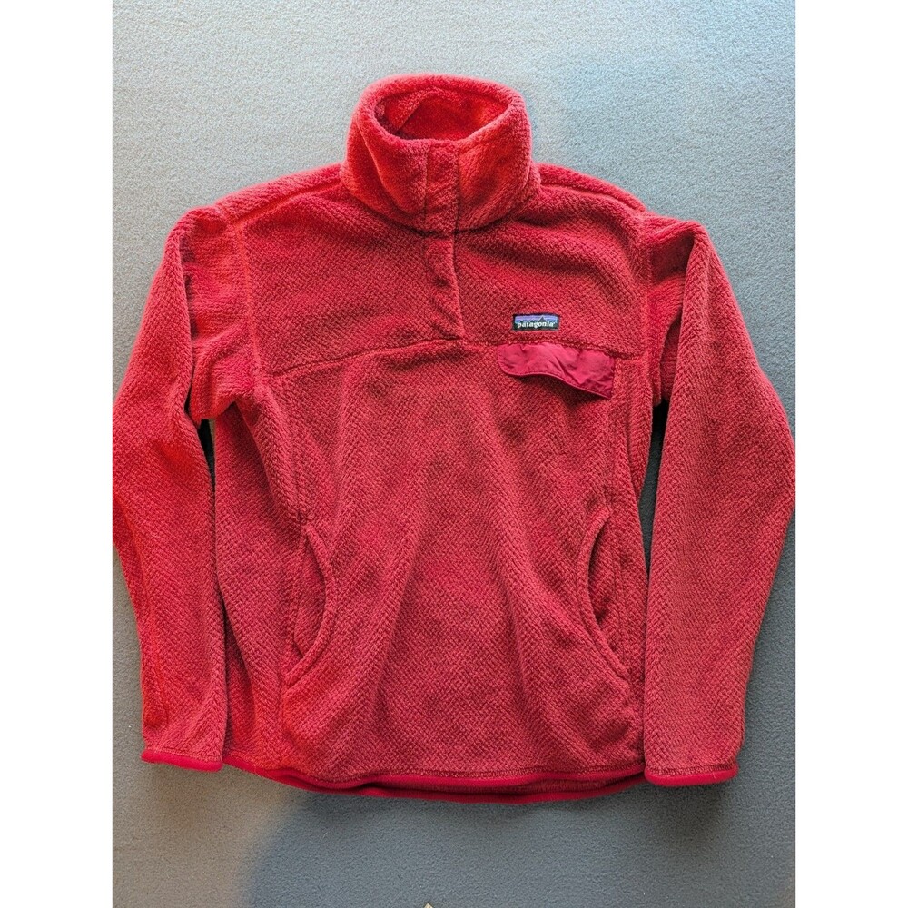 Patagonia Women’s Large R2 Polartec Thermal Pro Red Fleece Pullover Jacket